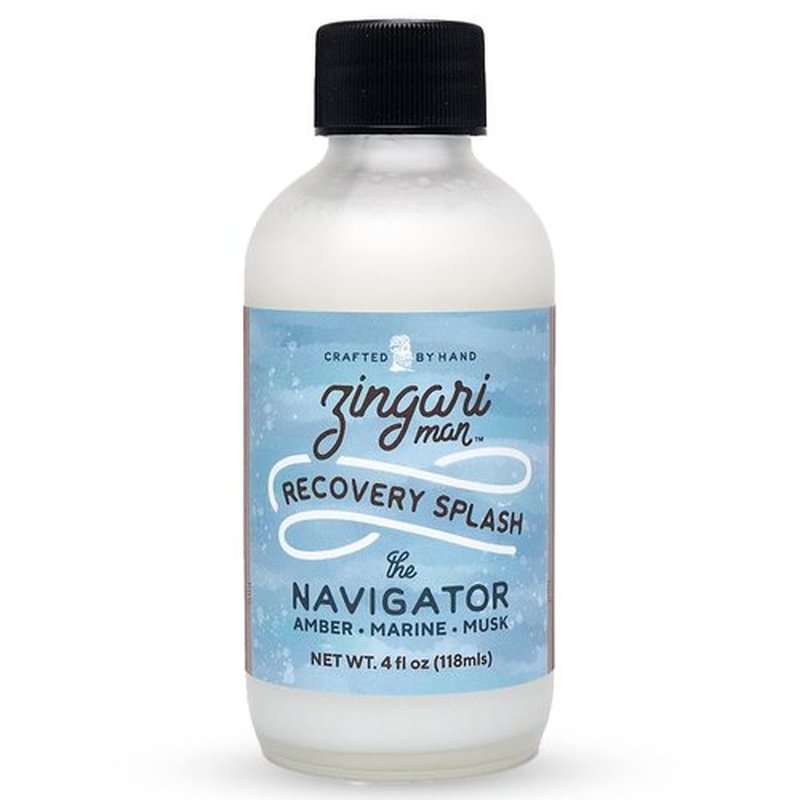 Zingari Man - The Navigator Recovery Splash - Mens Skin Care Aftershave Products - Moisturizer and Body Lotion Wash - Hydration Primer With Cologne and Oil Blend - Sensitive Shaving Treatment