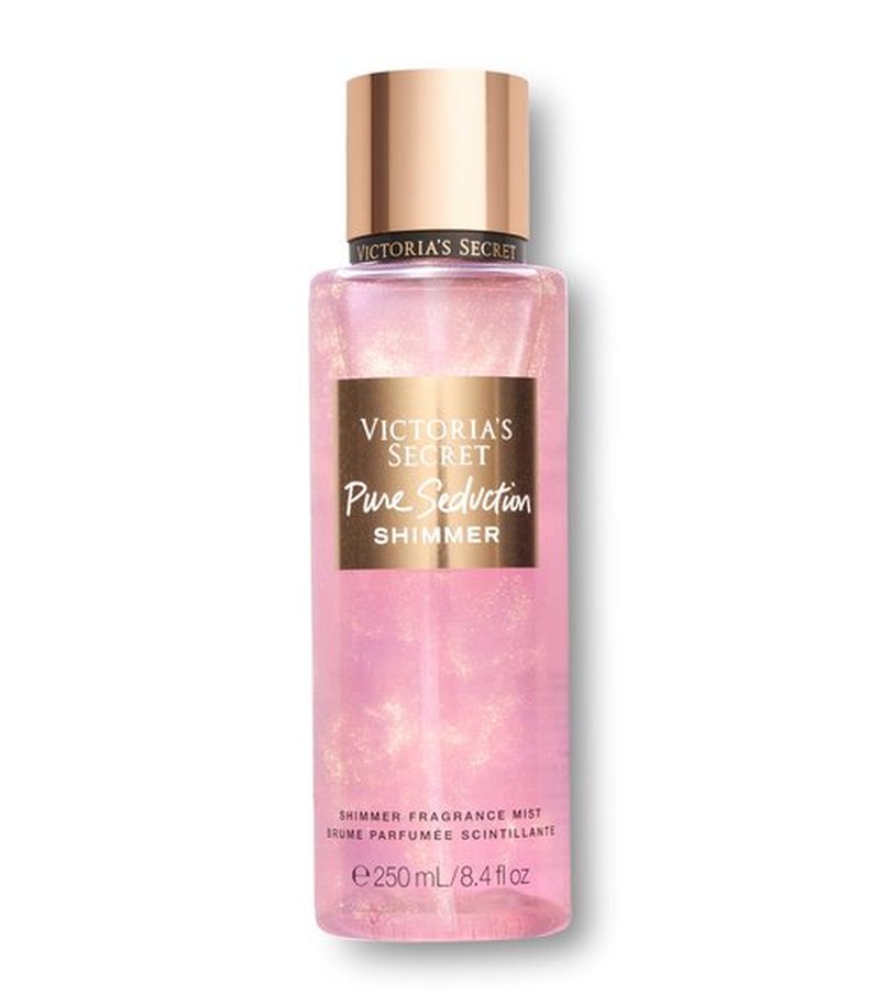 Victoria's Secret Pure Seduction Shimmer Body Spray for Women, Notes of Juiced Plum and Crushed Freesia, Pure Seduction Collection (8.4 oz)