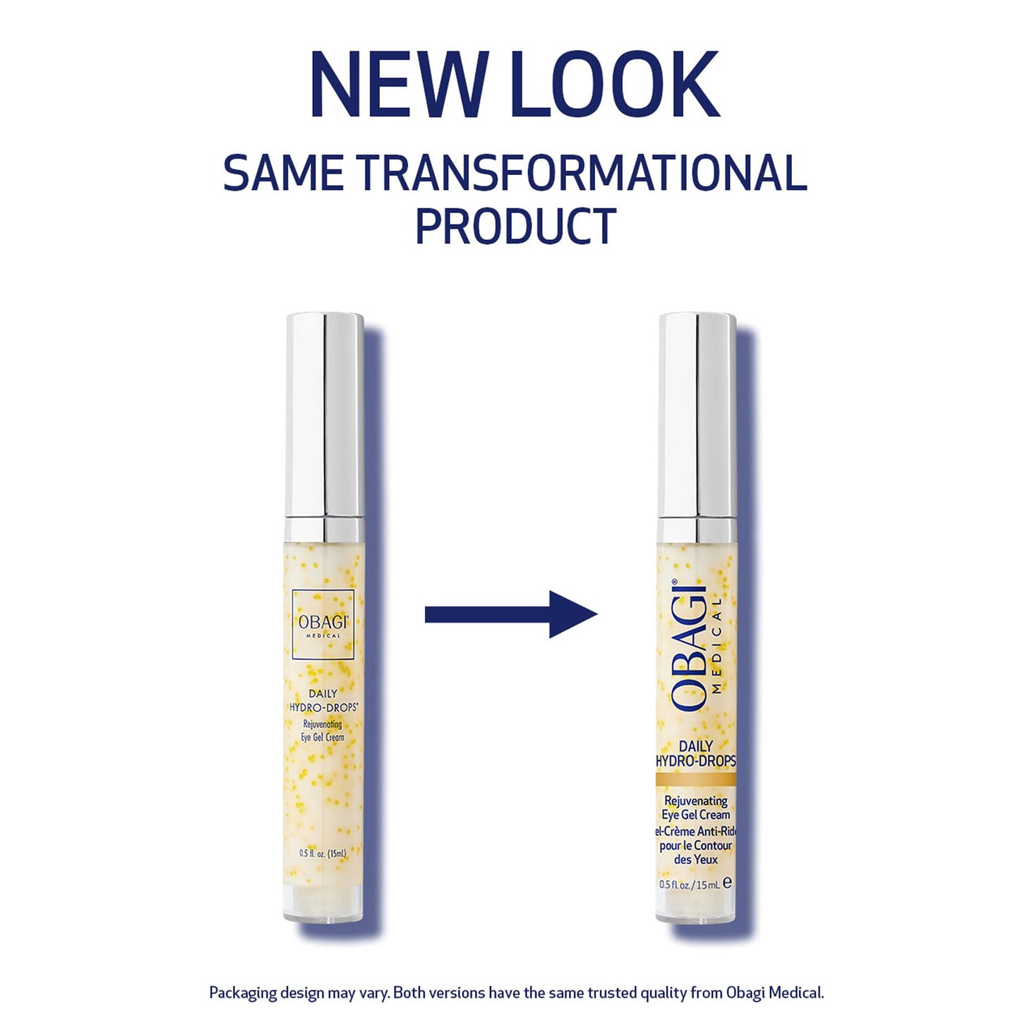 Obagi Daily Hydro-Drops Rejuvenating Eye Gel Cream – Reduces the Appearance of Dark Circles & Instantly Brightens, Smooths, & Depuffs Eyes – 0.5 oz
