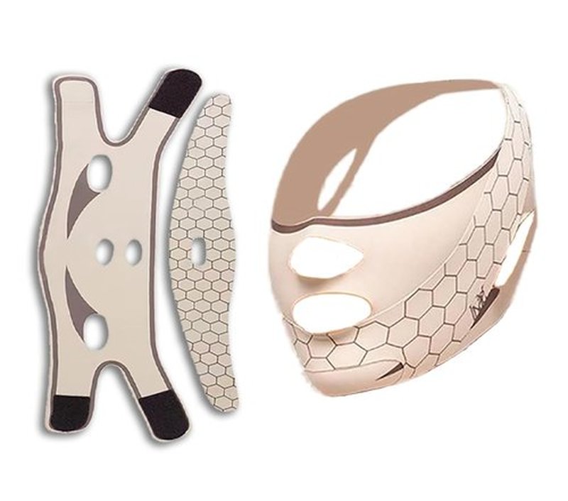 V-Line Lifting Chinstrap,Reusable V Line Lifting Mask with Chin Strap,Chin strap 23-27 Inches (Mickey color)