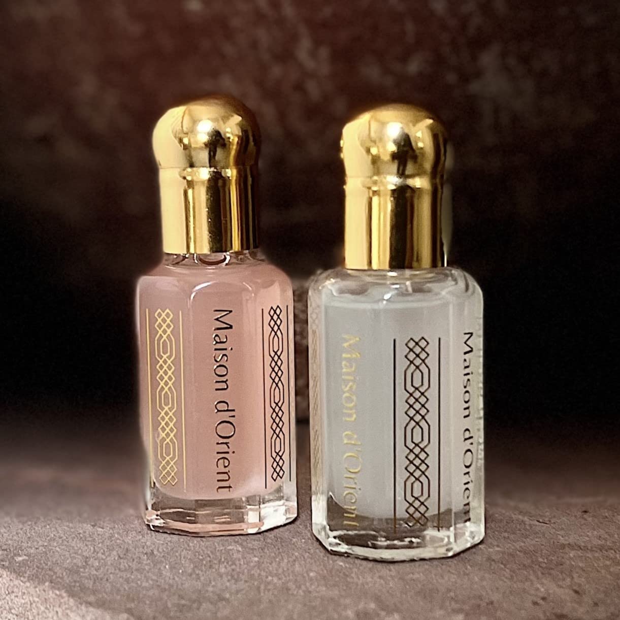 Maison d'Orient Pink Musk (مسك وردي) and Musk Tahara (مسك الطهارة) Hand-crafted Oil Perfumes