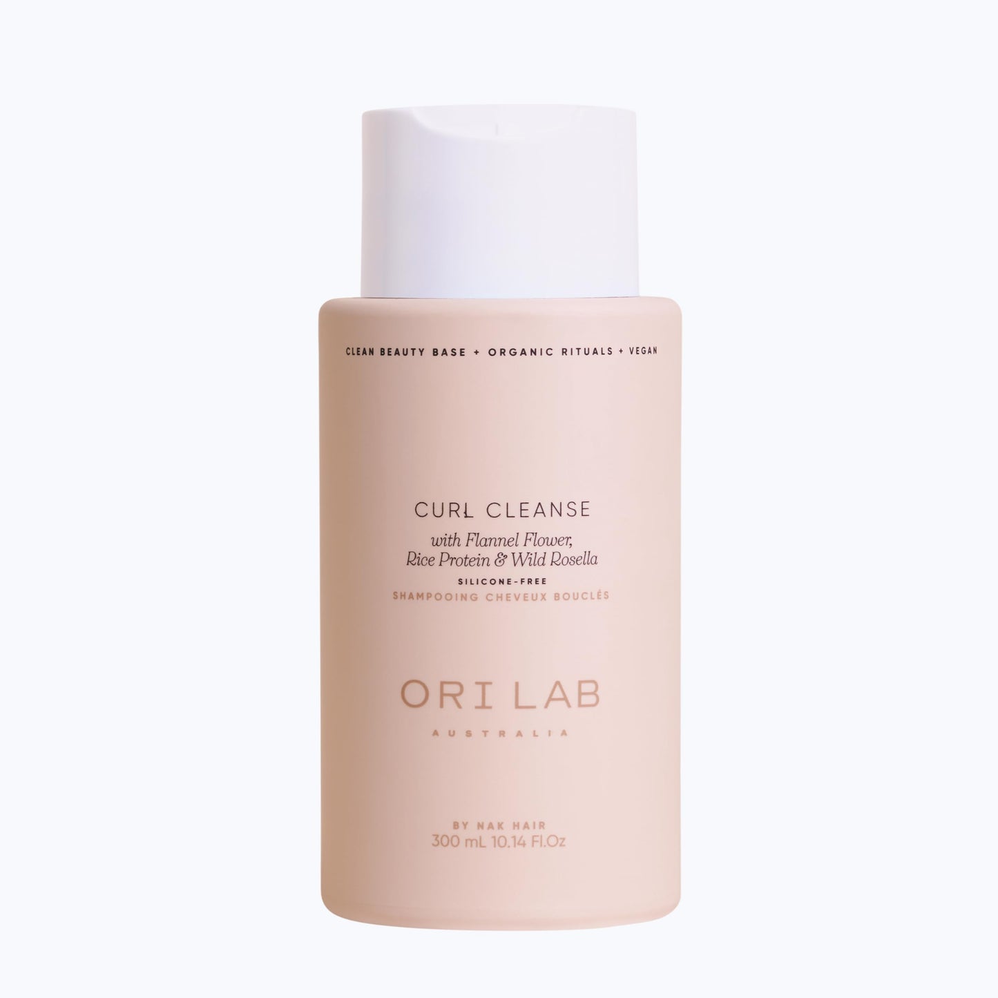 ORI LAB Curl Cleanse 300ml - Sulfate-Free, Hydrating Shampoo for Curly, Coily & Wavy Hair with Rice Protein & Aloe
