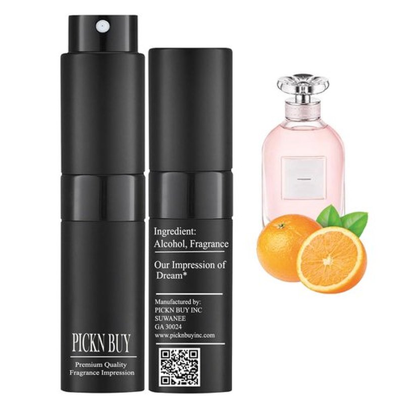 PICKN BUY Luxury Perfume for Women 0.34 Fl oz, Scent Compatible to Dream Perfume, Made in USA, Long-Lasting Spray Comes in Refilable Bottle
