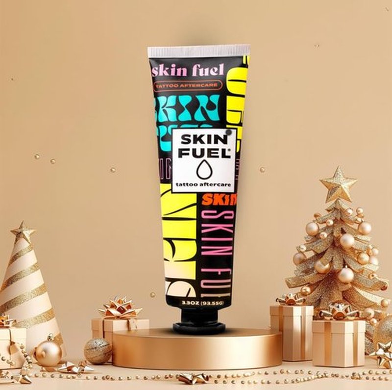 SKIN FUEL Tattoo Aftercare Cream – Tattoo Balm for New & Old Tattoos – Effective for Tattoo Healing, Brightening and Moisturizing