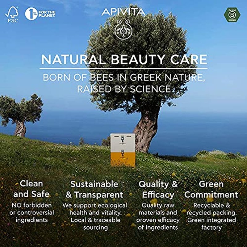 Apivita Express Beauty Face Mask with Aloe & Shea Butter - Moisturizing, Refreshing & Elasticity Boost Treatment for All Skin Types - 12 Packettes x 0.27 Fl Oz