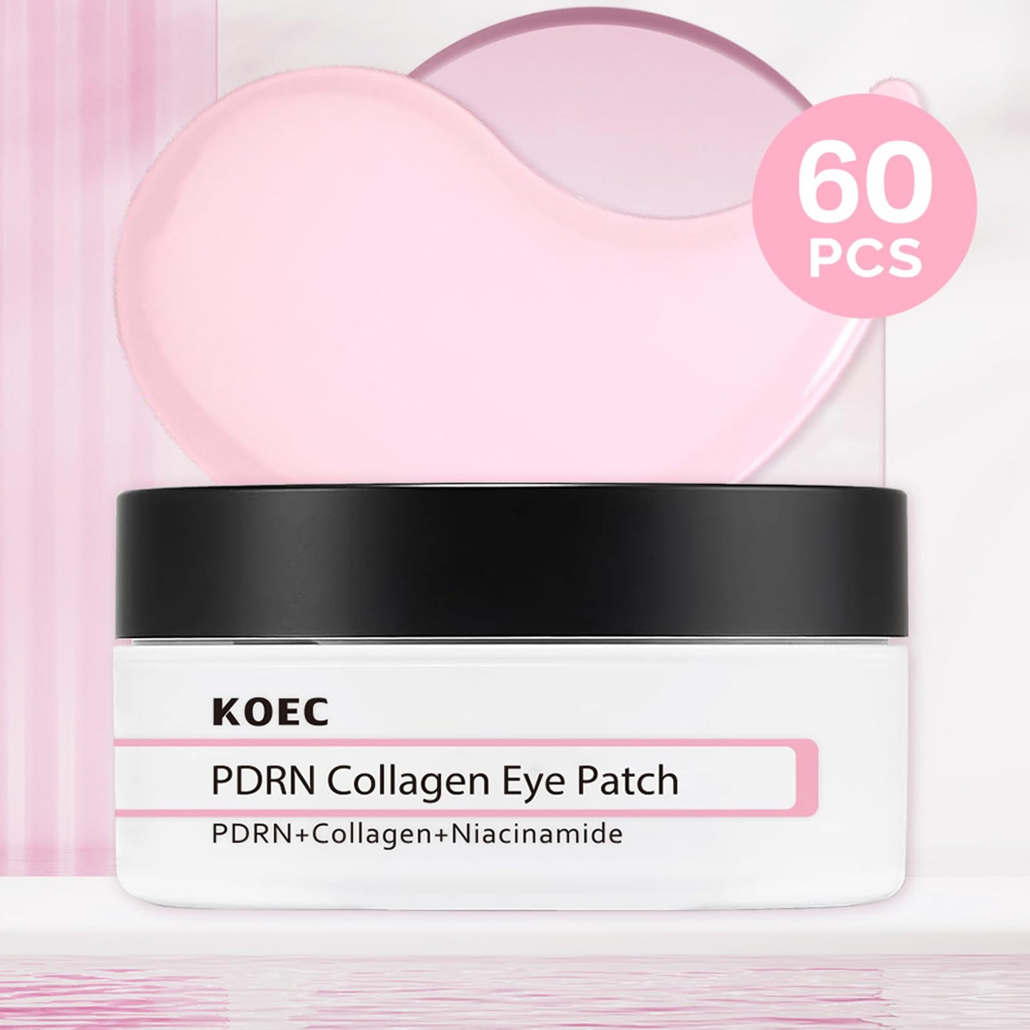 SHEEYOON Collagen Eye Patch 30 Pairs, Under Eye Patches with PDRN, Collagen & Niacinamide, for Puffy Eyes Dark Circles and Fine Lines Smoothing Skin Treatment