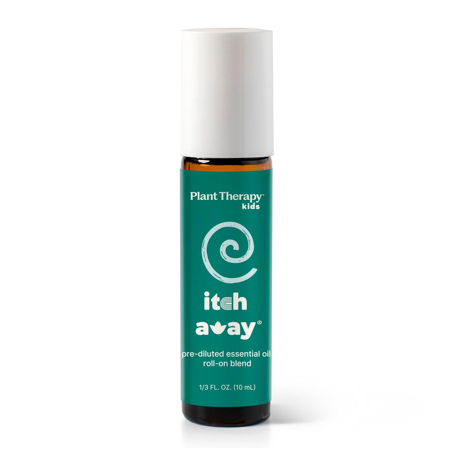 Plant Therapy Kids Itch Away Essential Oil Blend Pre-Diluted Roll-On 10 mL (1/3 oz) 100% Pure Essential Oils to Calm Itchy Skin, Redness, and Irritation