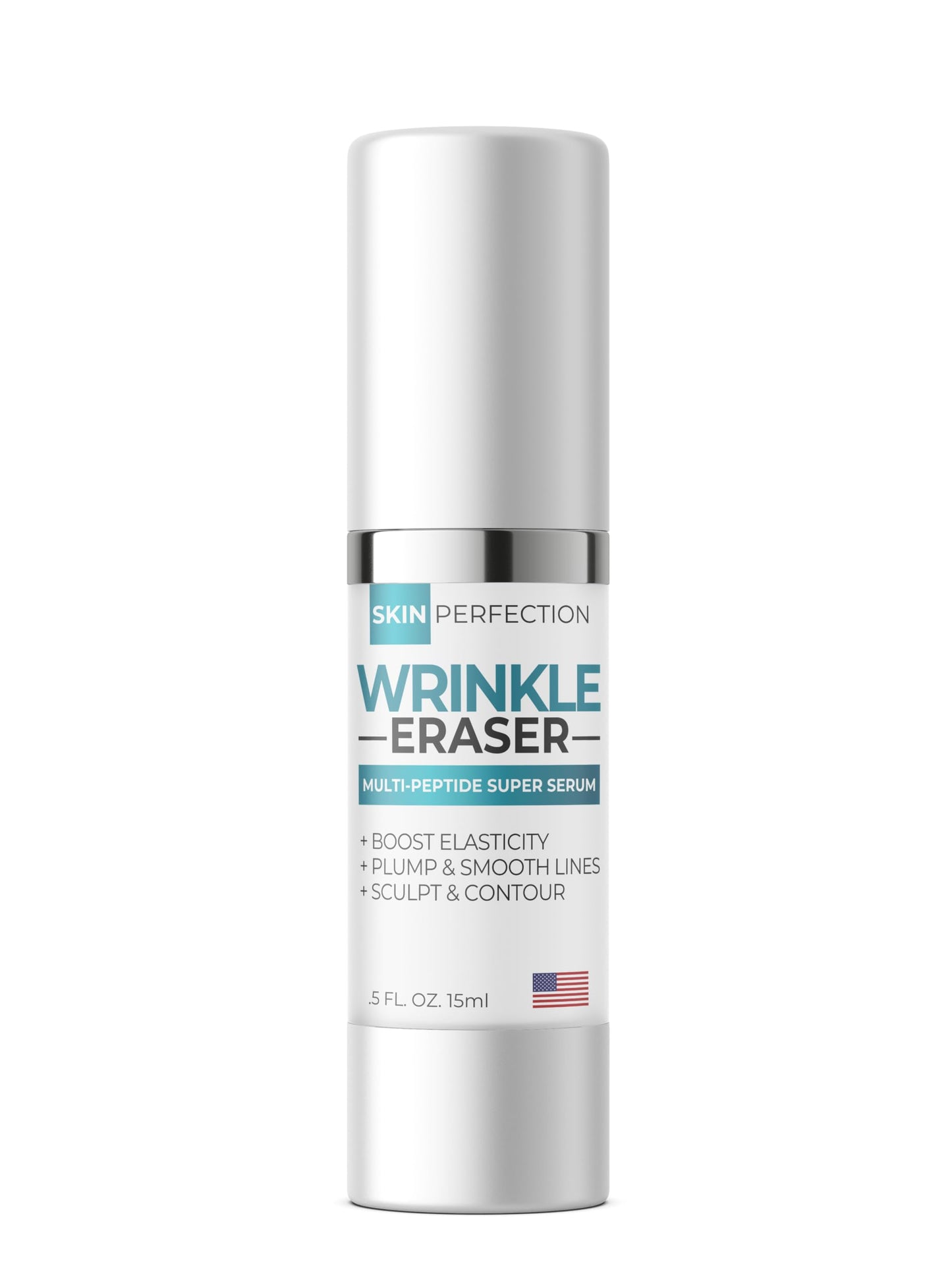 Wrinkle Eraser Supercharged Anti-Aging Peptide Serum Visibly Lifts Firms Hyaluronic Acid Argireline Snap 8 Matrixyl 3000 Edelweiss Inyline Pepha TIght Syn-Ake Juveleven Uplevity Skin Perfection