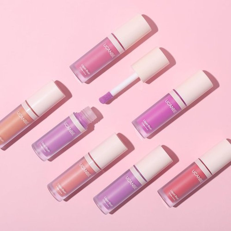 UCANBE Liquid Matte Blush Makeup for Cheeks, Highly Pigmented, Long Lasting, Anti-scratch, Natural-Looking, Daily Use Makeup Blush Suitable for Women Girls(03 Guava)
