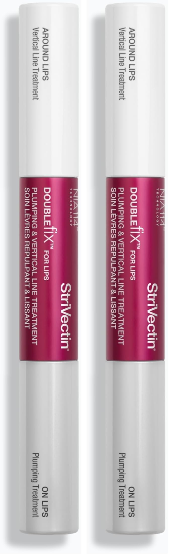 StriVectin DoubleFix For Lips 2-in-1 Lip Fix Plumping Treatment & Vertical Line Treatment (Pack of 2)