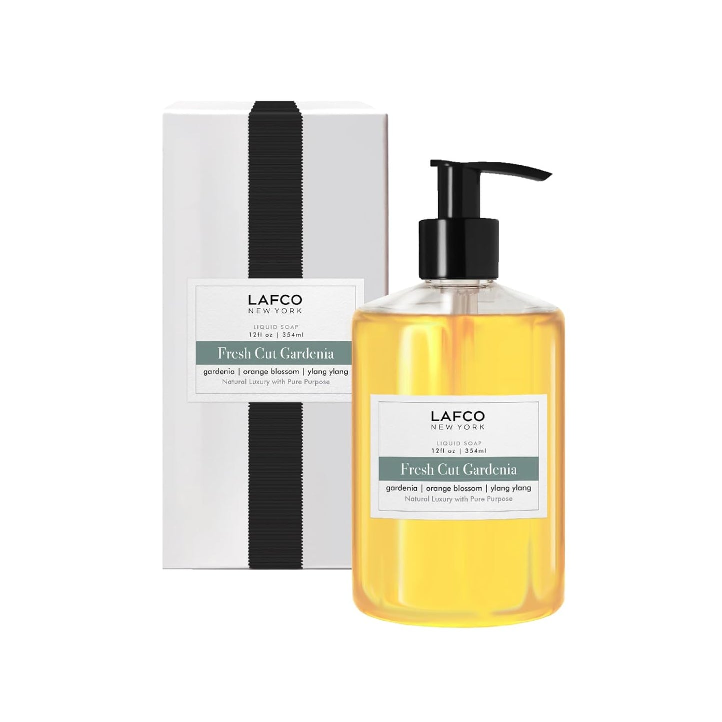 LAFCO New York Liquid Soap, Marine - 12 oz - Regenerates, Protects & Moisturizes - All Skin Types - Hypoallergenic, Synthetic Free & Cruelty Free - Made in Italy