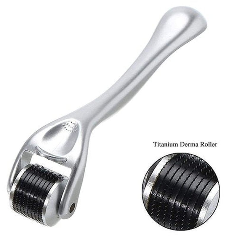 Diougens Lee Derma Roller Microneedling Roller for Face Body - 540 Titanium Microneedle Roller w/Storage Case