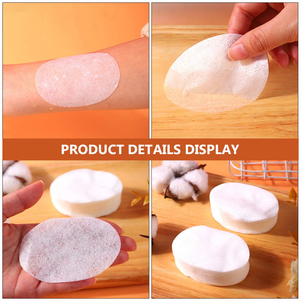Lurrose Eye Covers For Facials: 1000pcs Oval Eye Cover Sheet - Disposable Non Woven Cotton Skin Care Cosmetic Facial Paper Sheet Toner Lotion Paper