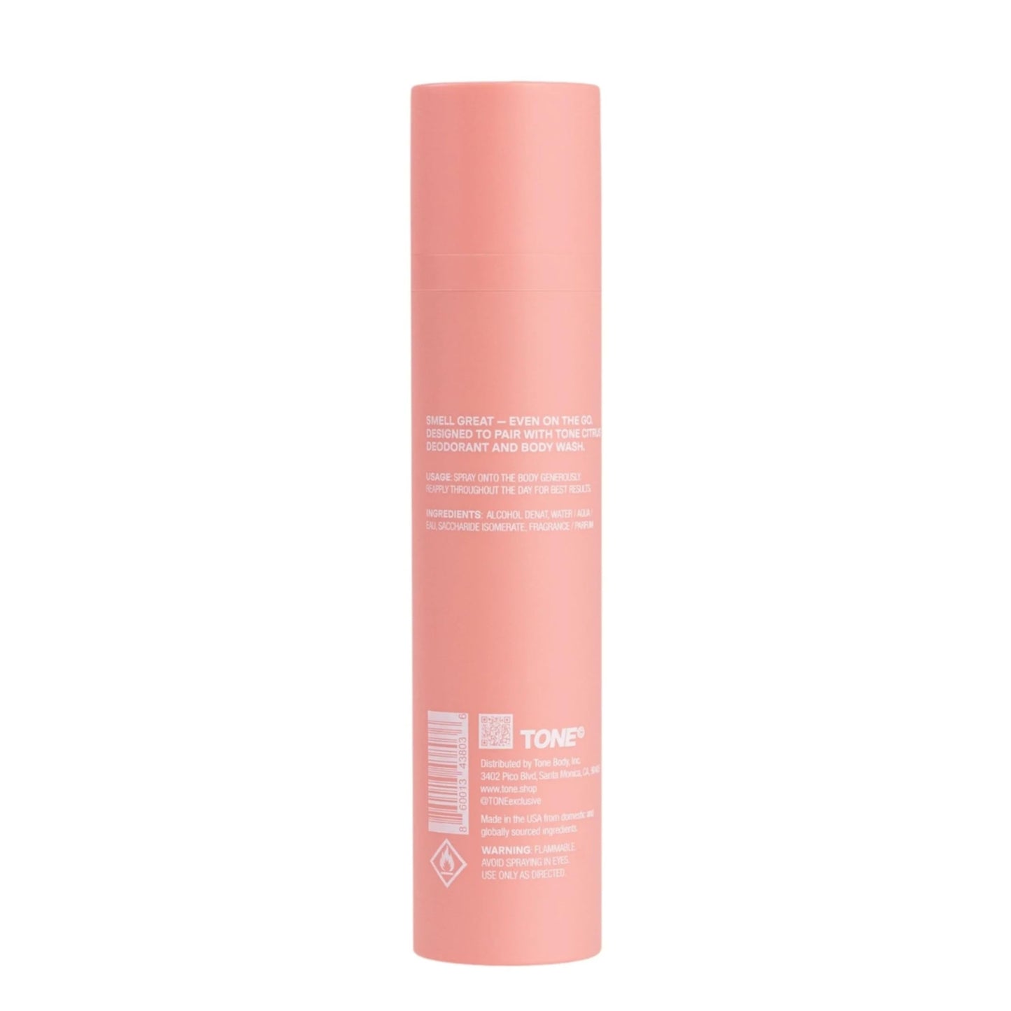 TONE Cologne & Body Mist for Men & Women | Citrus Cologne Spray | Notes of Grapefruit, Orange, and Pistachio | On The Go | Cologne and Perfume Mist, Travel Size Spray, 3.4 fl oz