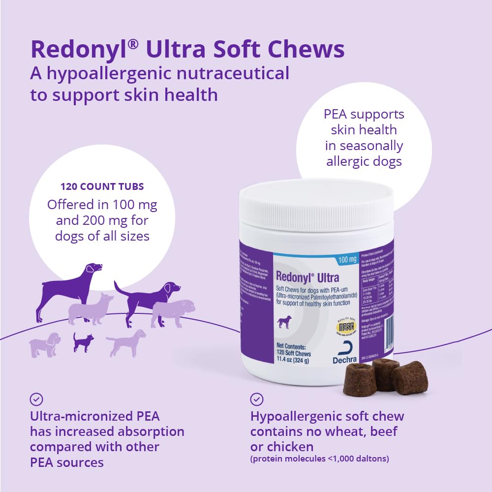 Redonyl Ultra Soft Chews for Dogs 100 mg, 120 Count