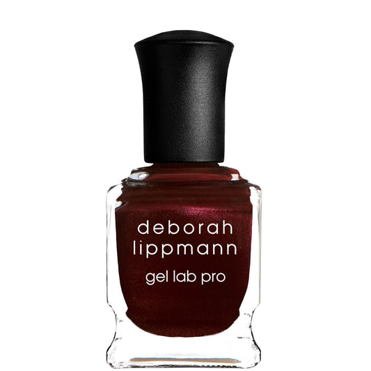 Deborah Lippmann Gel Lab Pro Nail Polish Treatment Enriched for Health, Wear, and Shine No Animal Testing, 21 Free, Vegan Red and Purple Colors