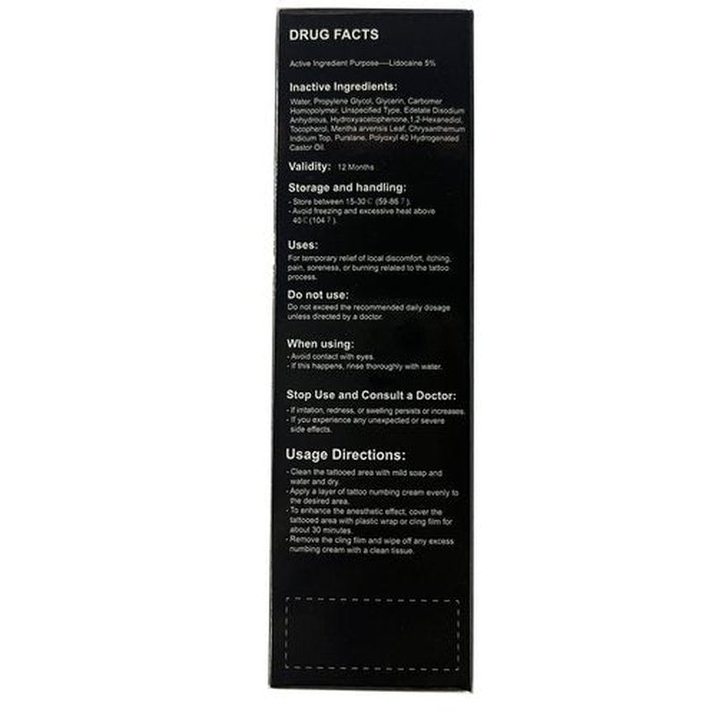 Skiennix 6 Hours Maximum Strength Tattoo Numbing Cream 50ml (1.76oz), Painless Tattoo Numbing Cream, Numbing Cream for Tattoos, Piercing, Permanent Makeup, Waxing, etc