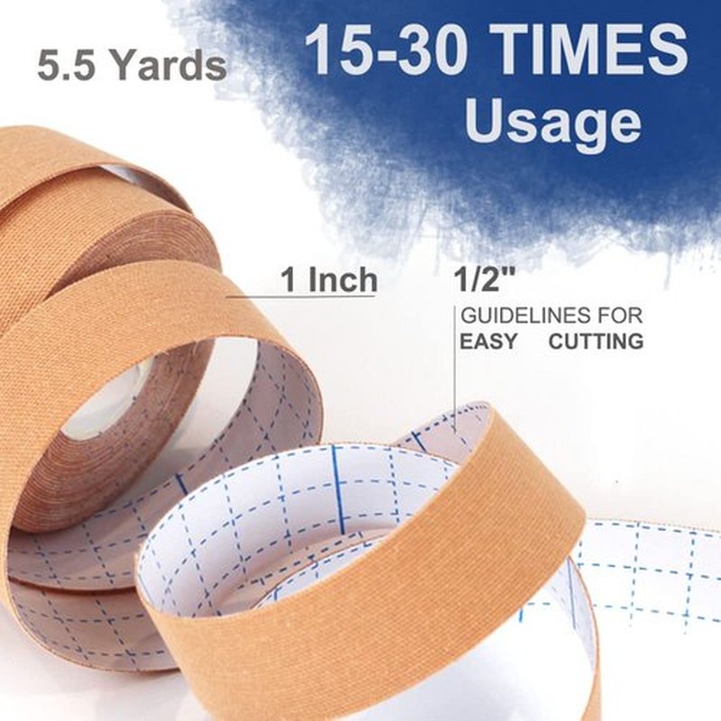Akissos 2 Rolls Anti Wrinkle Patches Face Patches Neck Patches Unisex For Firming and Tightening Skin 2.5cm*5m