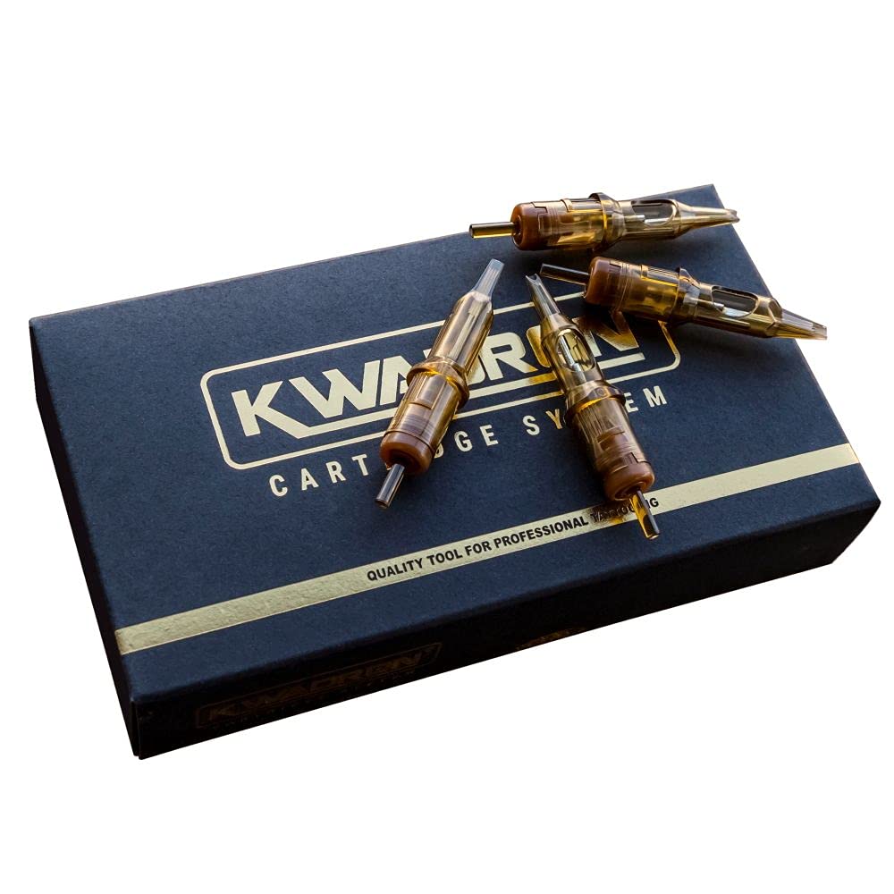 Kwadron Tattoo Needle Cartridge, Box of 20, Round Liners Medium Taper - 7 Round Liner Medium Taper - 35/7RLMT