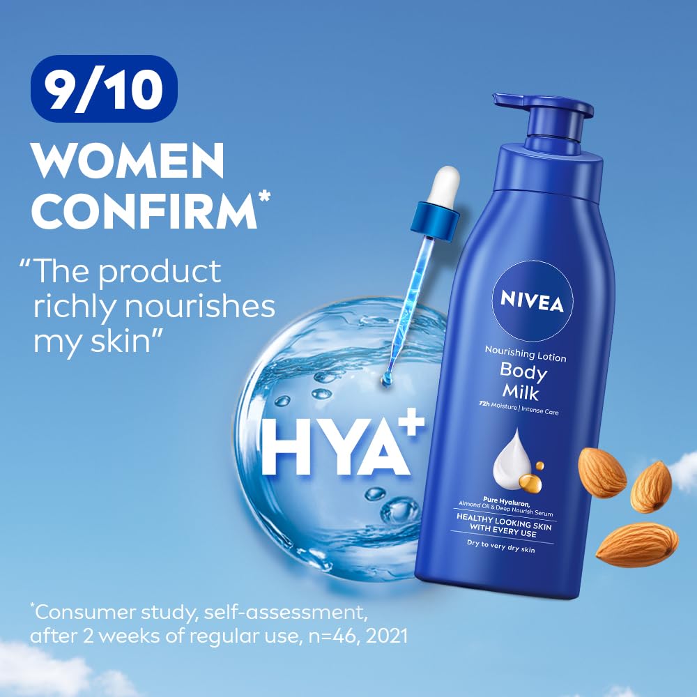 Nivea Nourishing Lotion Body Milk Richly Caring For Very Dry Skin, 400ml
