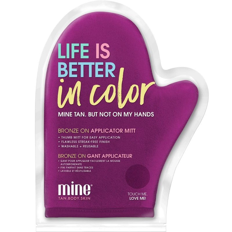 Self Tanning Mitt - Streak-Free Applicator Glove for Face & Body | Velvety Soft, Washable, Reusable - Perfect for Foam & Mousse