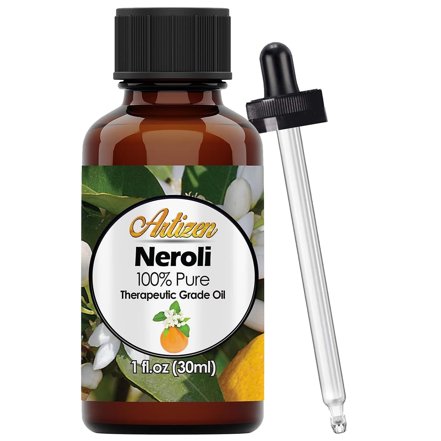 Artizen Neroli Essential Oil 2oz for Diffuser Natural Fragrance Neroli Oil for Skin, Aromatherapy, Soap & Candle Making - 60ml