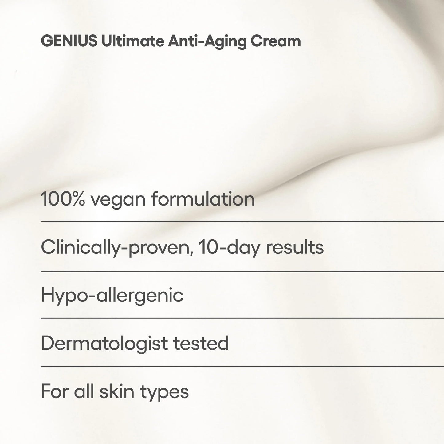Algenist GENIUS Ultimate Anti Aging Face Cream - Firming Moisturizer with Alguronic Acid & Microalgae Oil - Helps Improve Skin Density, Elasticity & Radiance - Daily Face & Neck Cream (1 Fl Oz)