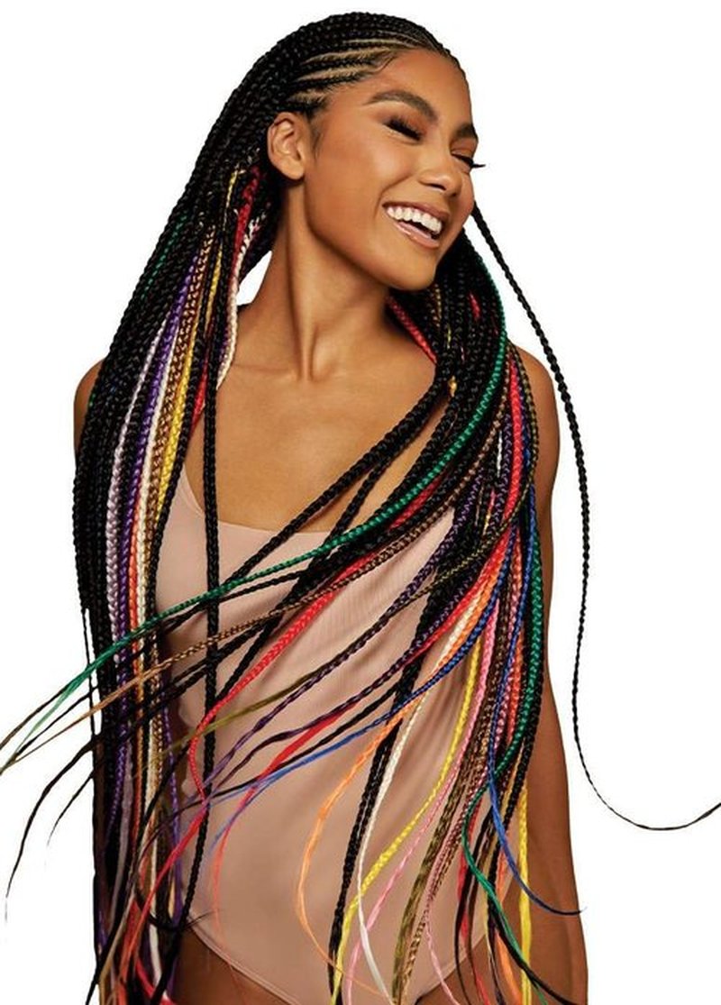 [3 PACK DEAL] Outre X-Pression Braid-Pre Stretched Braid 52" 3X 3 Packs (WARM VIOLET)