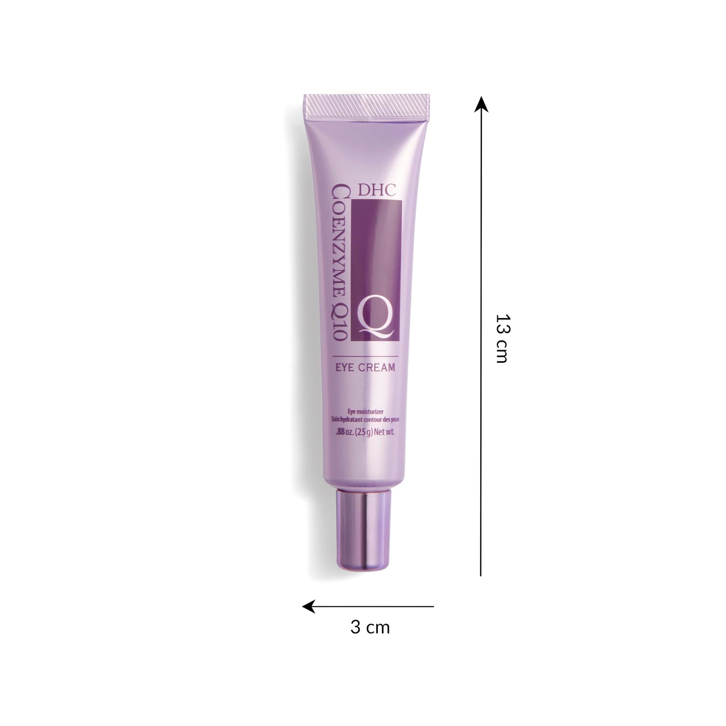 DHC CoQ10 Eye Cream, Antioxidant Treatment for Fine Line and Crow's Feet, Skin-Brightening Vitamin C, Fragrance and Colorant Free, 0.88 oz. Net wt.