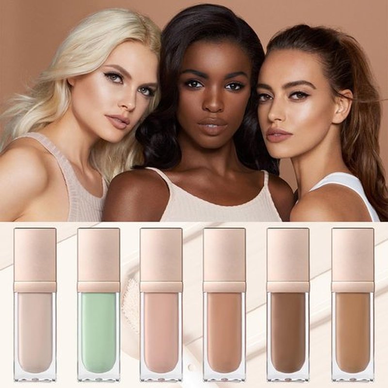 24-Hour Full Coverage Concealer Wand Concealer – Professional Makeup, Matte Finish,Waterproof, Liquid Contour Face Highlighter Makeup Smudge-Proof Formula for Flawless Wear 04# Dark Nude