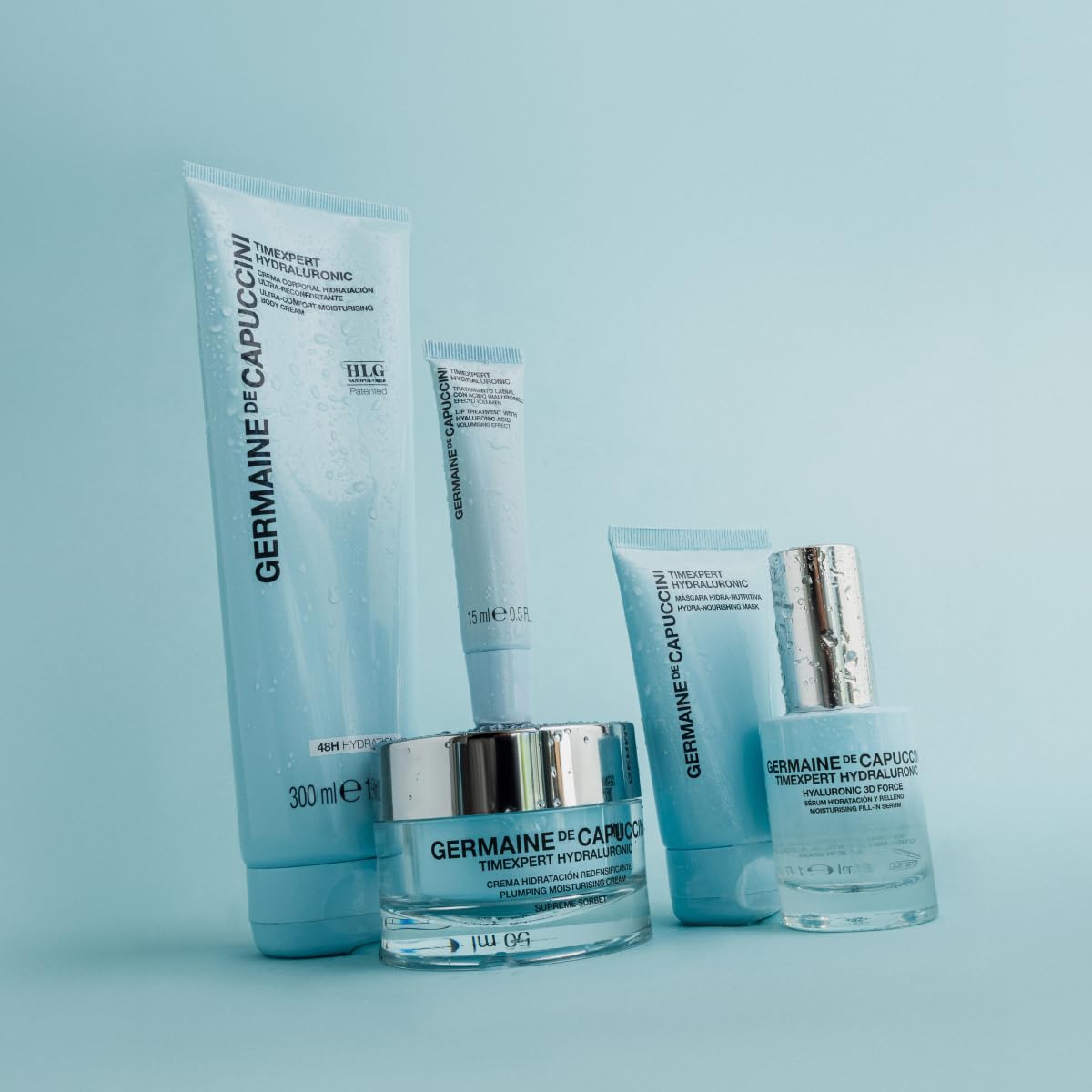 Germaine de Capuccini - Timexpert Hydraluronic - Ultra-Comfort Moisturizing Body Cream - Rehydrate your skin for 48 hours, leaving it soft and radiant - Antiaging Body Treatment - 10.1 Fl Oz