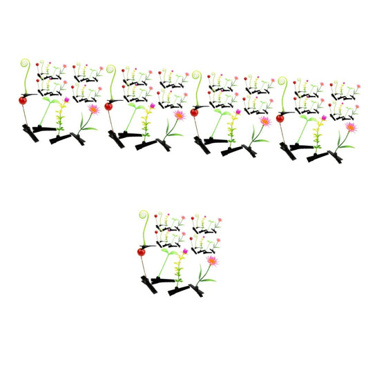 150 Pcs Simulation Plant Hair Clip Sprout Hair Clip Mini Plant Hair Clips Green Plant Hair Clip Plant Hair Barrettes Grass Hair Clip Plant Barrettes Flower Clips for Hair