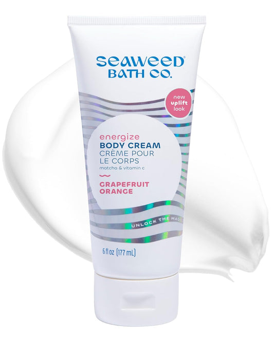 Energize Body Cream - Grapefruit Orange Hand & Body Lotion with Vitamin C, Hyaluronic Acid & Shea Butter | 6 oz Invigorating Moisturizer for Dry Skin