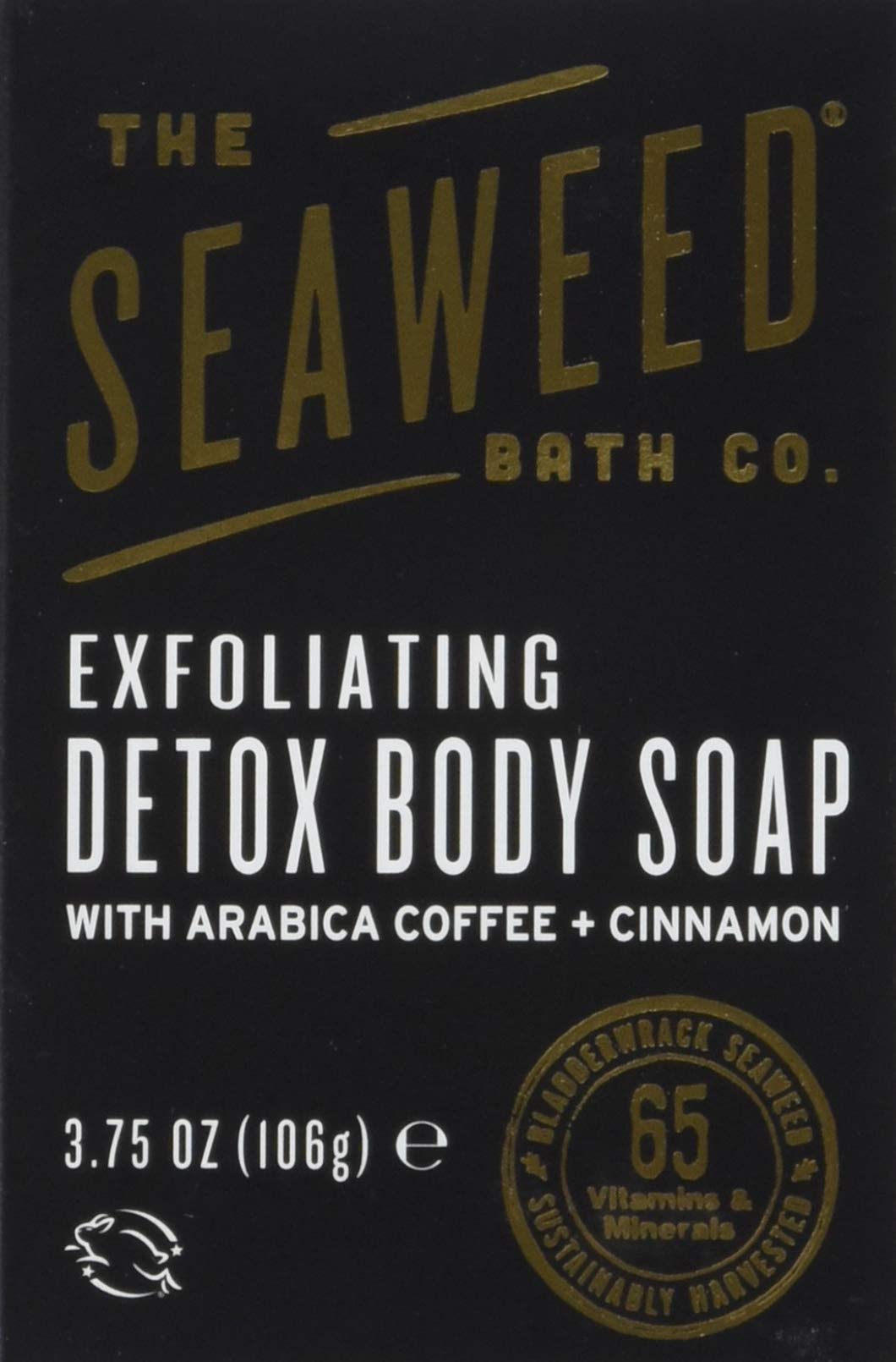 Seaweed Bath Co. Detox Body Soap, Exfoliate, 3.75 Ounce (Pack of 3)