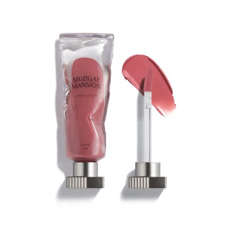 MUZIGAE MANSION Objet Lip Stain (Unique Paint Tube Design) – Velvet Matte Tint, Long-Lasting Waterproof Lipstick, Hydrating Korean Makeup, Red & Rose Gloss, K-Beauty Tinted Lipstain (19 LAVISH)