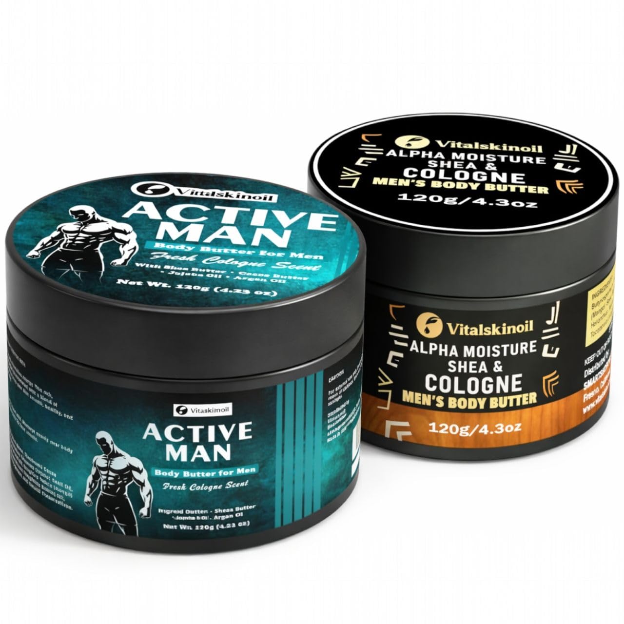 Body butter for men, Cologne scented body butter with shea and cocoa butter