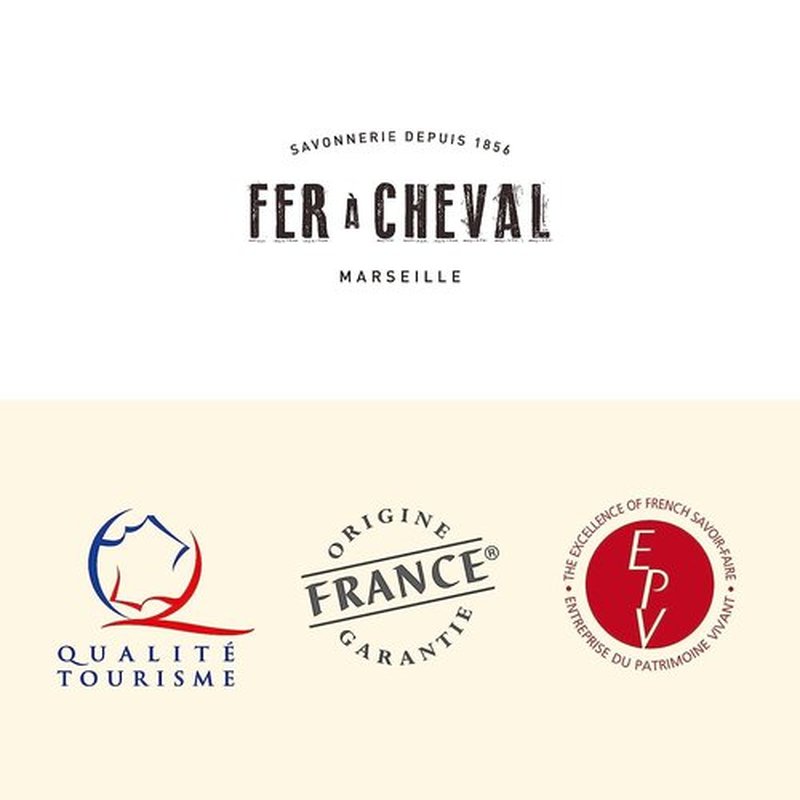 Fer à Cheval Pure Olive Authentic Savon De Marseille Soap Bar, Natural Plant-Based Savon Marseille Soap Cube with French Olive Oil Soap, 300g