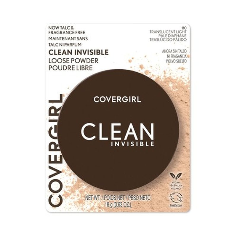 Covergirl + Olay Simply Ageless 3-in-1 Liquid Foundation, Creamy Natural & Clean Invisible Loose Powder - Loose Powder, Setting Powder, Vegan Formula - Translucent Light