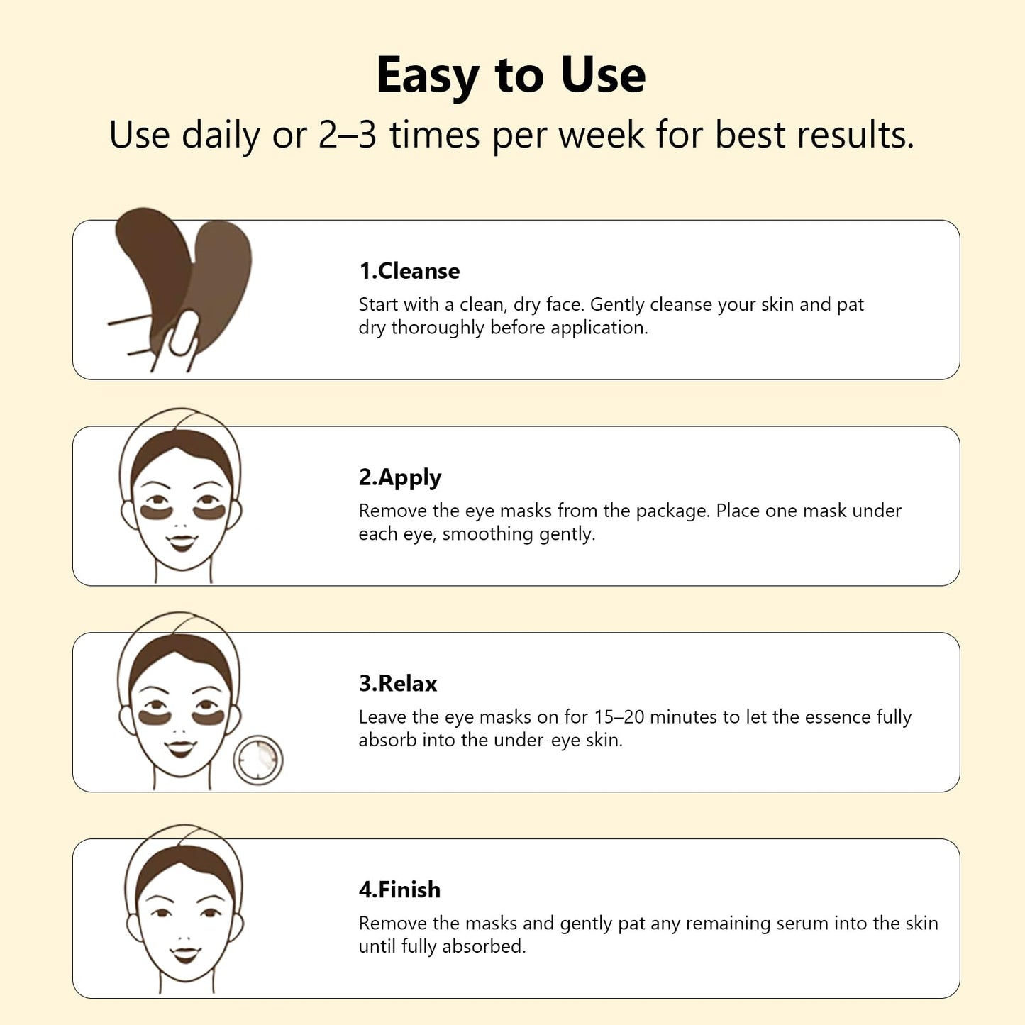 Adofect Under Eye Patches 30 Pairs, 24K Gold Under Eye Mask with Hyaluronic Acid for Dark Circles and Puffy Eyes, Bachelorette Party Accessories, Bridesmaid Gifts, Daily Skin Care