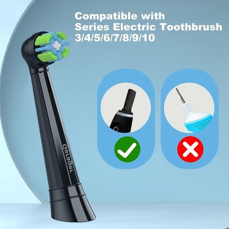 Toothbrush Replacement Heads Compatible with Oral B iO, Replacement Heads for Oral B iO 3 4 5 6 7 8 9 10 Series Electric Toothbrushes, 12 Pack