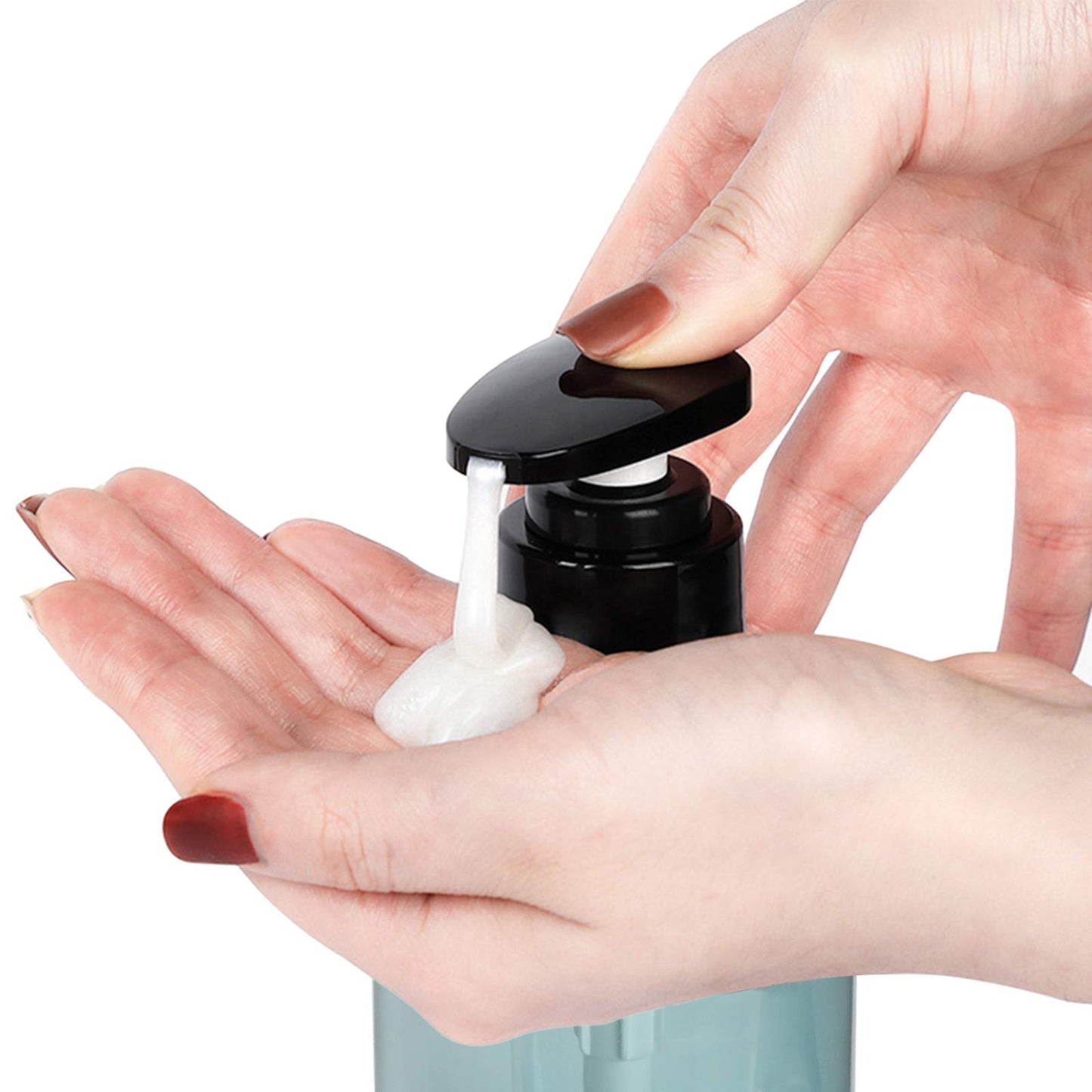 Lotion Dispenser Pump Head, Segbeauty 3 Pack Shampoo Shower Bottle Pump Replacement, Empty Refillable Bottle Tube Pump Top for Soap Conditioner Lotion Body Wash Bathroom Kitchen