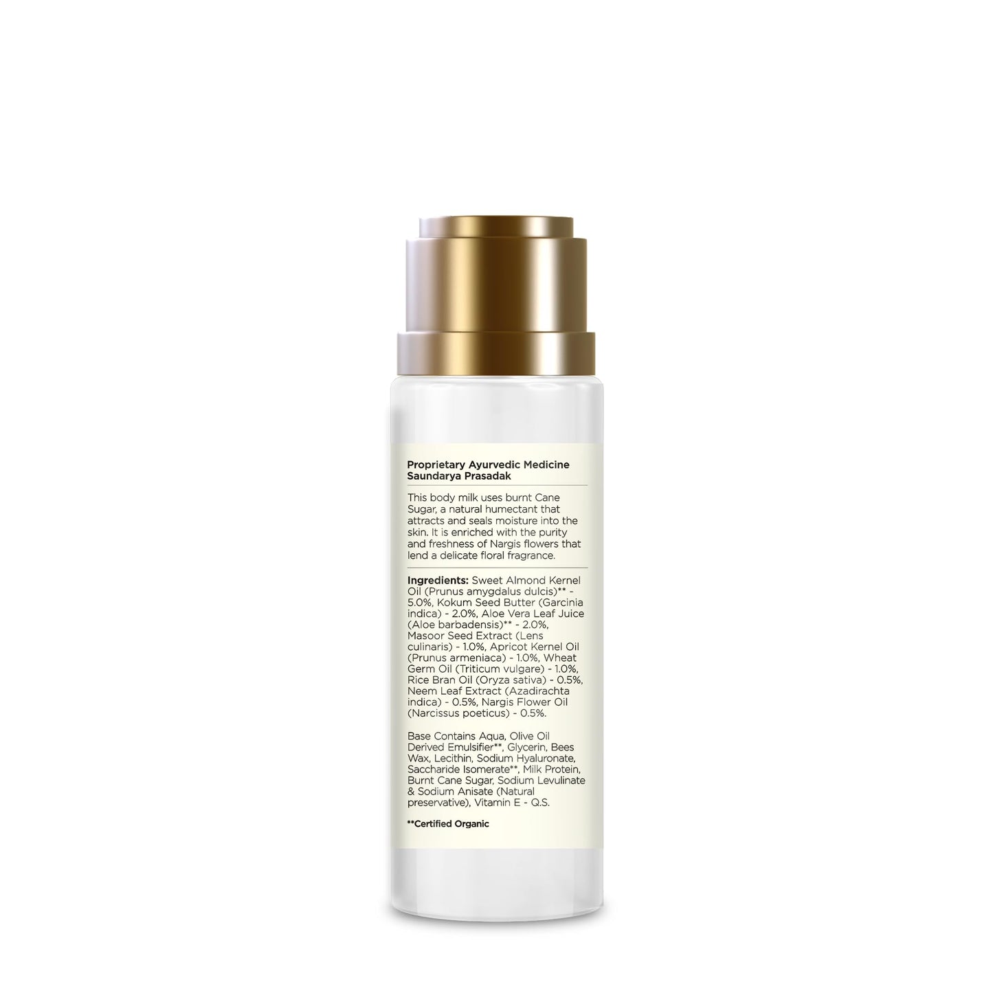 Forest Essentials Travel Size Ultra-Rich Body Milk Nargis 50ml (Body Lotion)