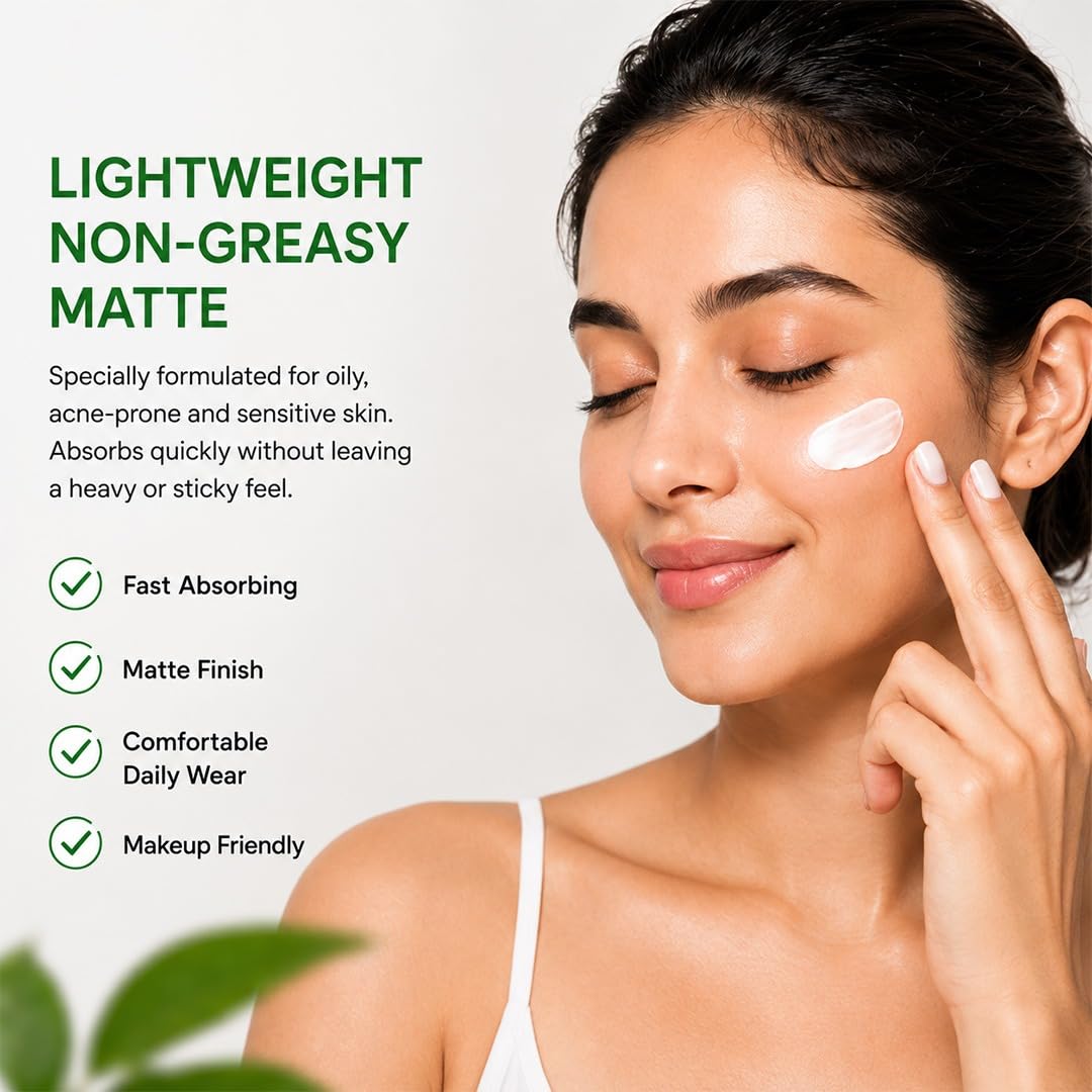 Bio Mystery Clear Face Sunscreen Lotion for Acne-Prone Skin | Hybrid Broad Spectrum SPF 50+++ | Lightweight, Non-Greasy & Matte Finish | Daily Facial Sunscreen Oily & Sensitive Skin | 50ml / 1.76 floz