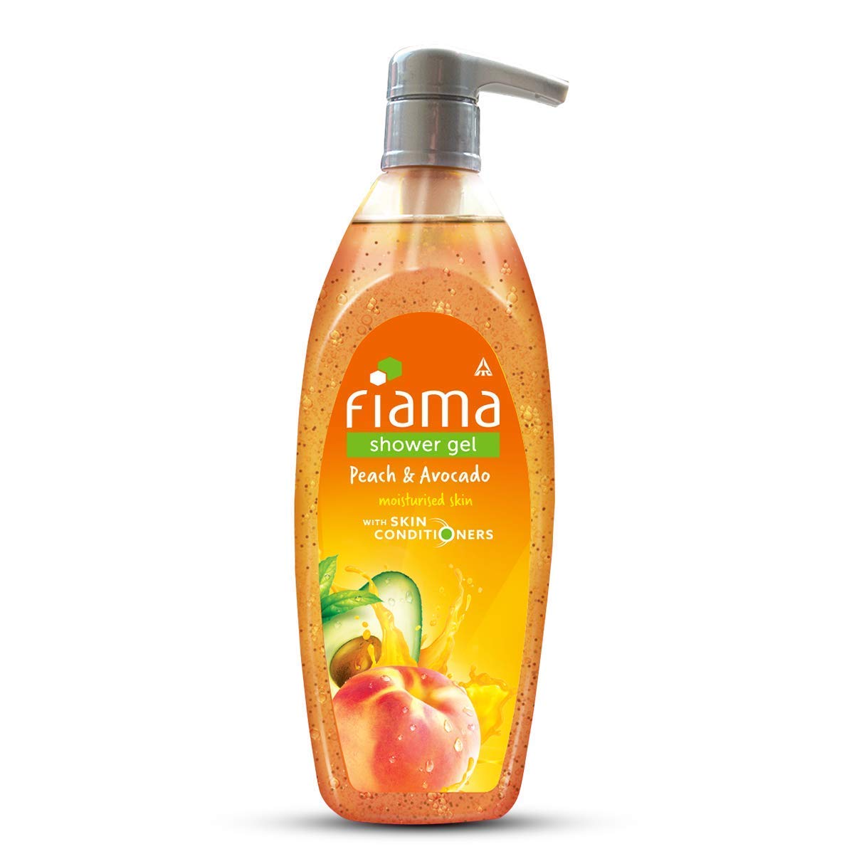Fiama Shower Gel Peach & Avocado, Body Wash with Skin Conditioners For Soft Moisturised Skin, 500ml (16.90 Oz) Pump