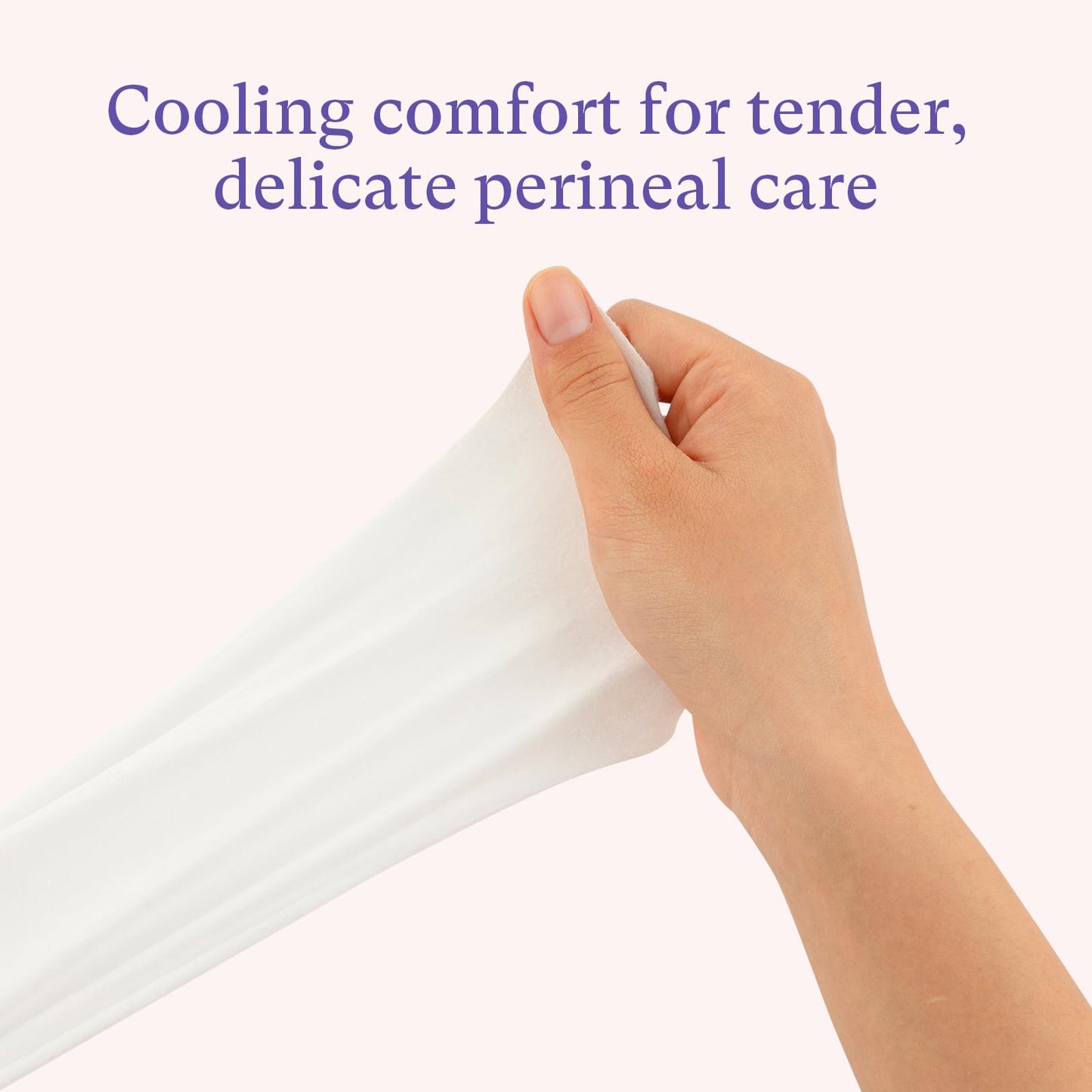 PurComfy Perineal Cooling Pad Liners, Witch Hazel Long Pad Liners for Postpartum Care, Postpartum Essentials for Pain Relief After Birth - 24 Count