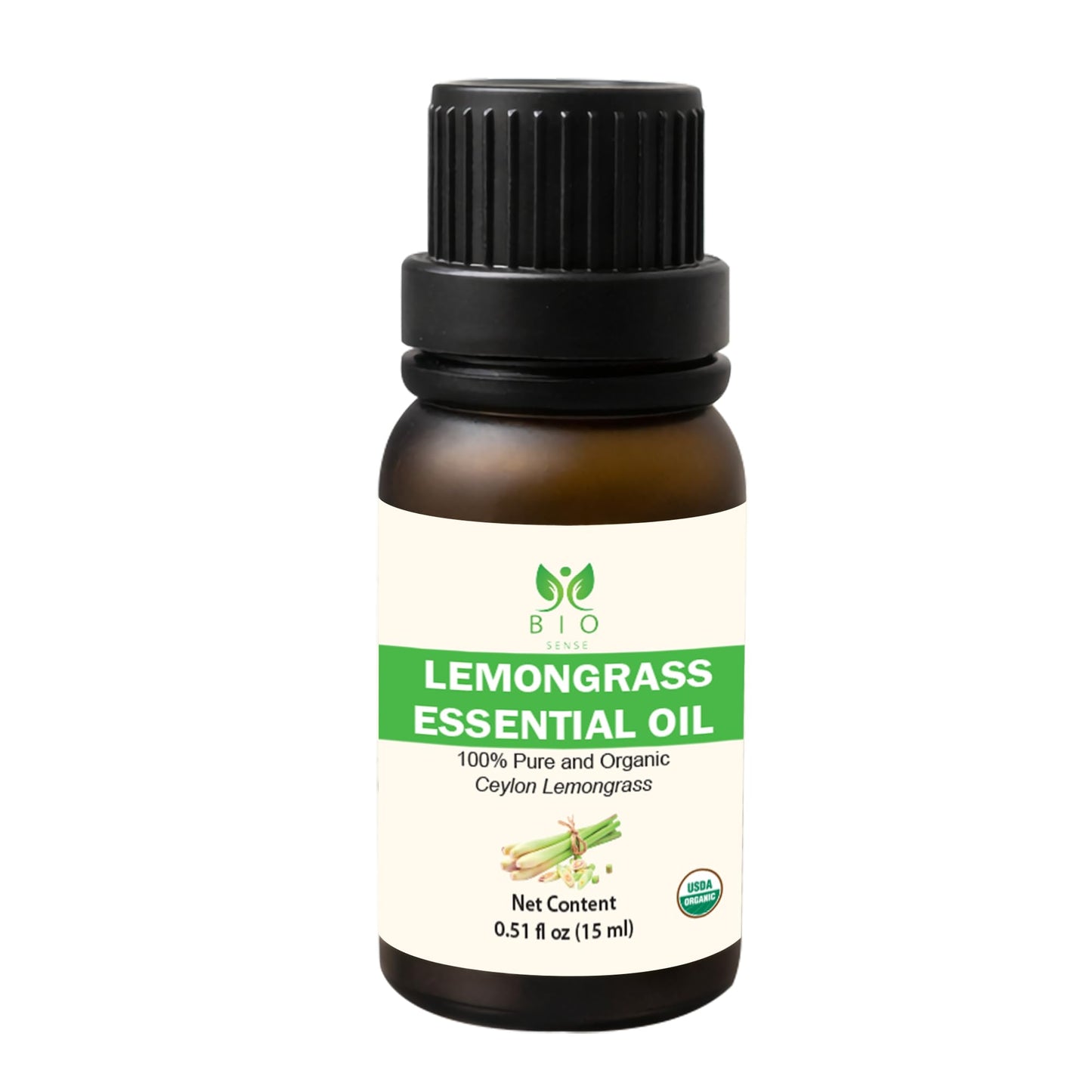 Bio Sense Organic Lemongrass Essential Oil |100% Pure & Organic Lemongrass Essential Oil | Use for Diffuser and Candle Making.
