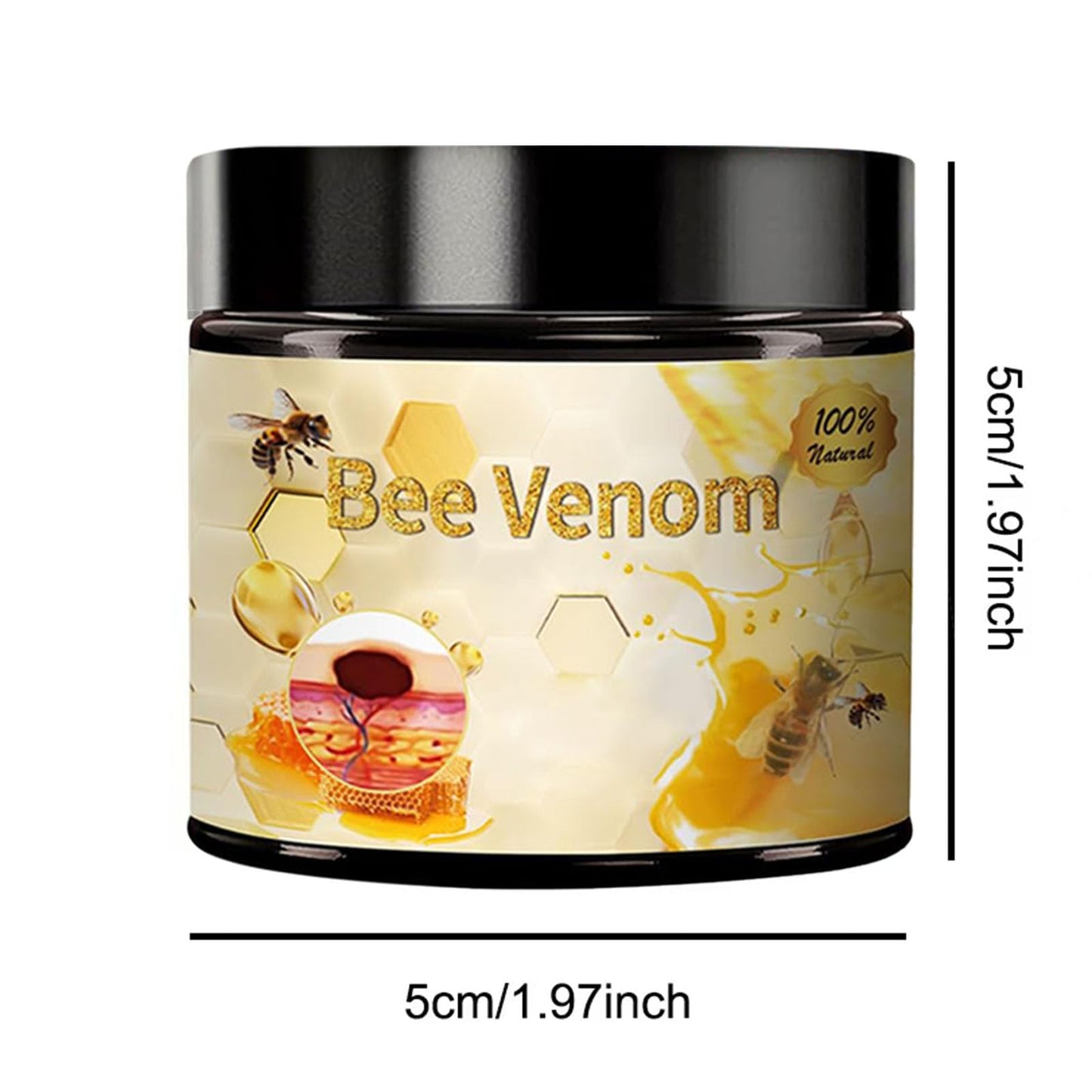 COPFASTOK Bee Venom Cream, New Professional Bee Venom Repair Cream for All Parts of The Body (2.12oz)