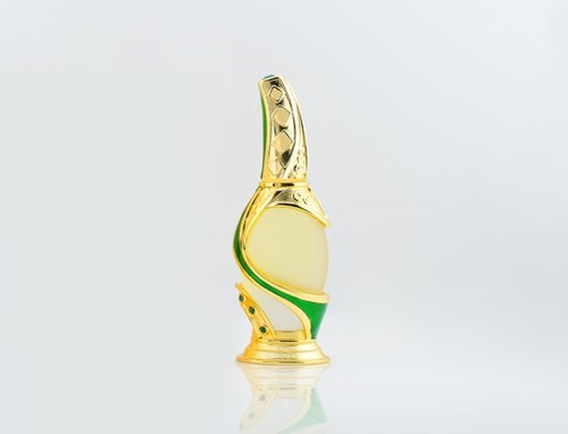 Khadlaj Rimaal Green Concentrated Perfume Oil for Unisex, 0.5 Ounce