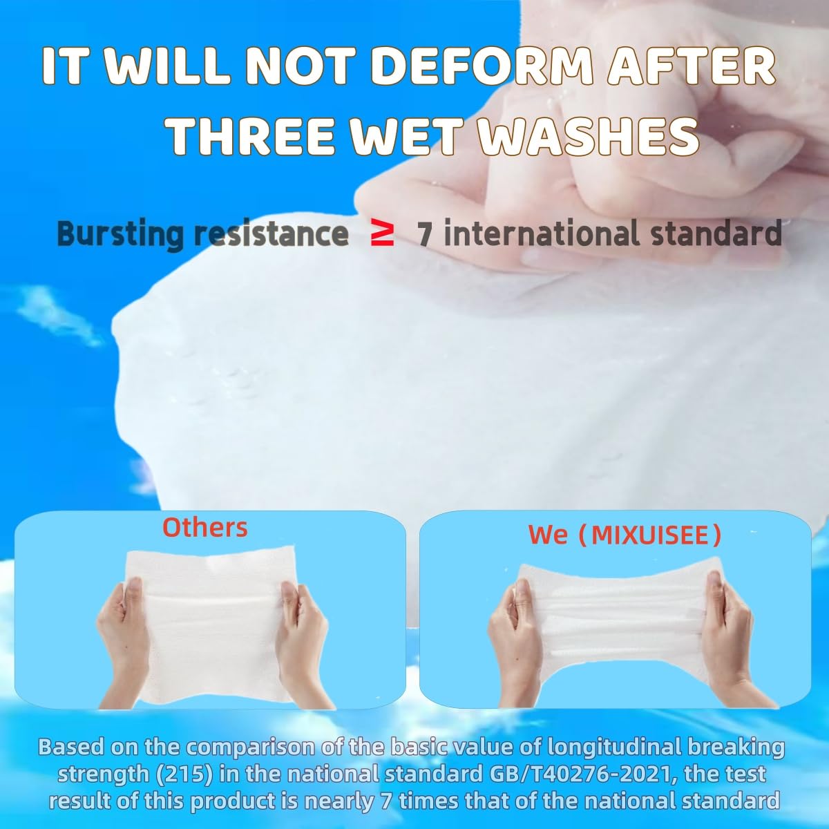 MIXUISEE-thick and soft Face Towels.Disposable face towel.100% Cotton facial cloths.Super thick 150%. Suitable for makeup removal and cleansing.and applicable to sensitive skin(Extra thick 150 pieces)