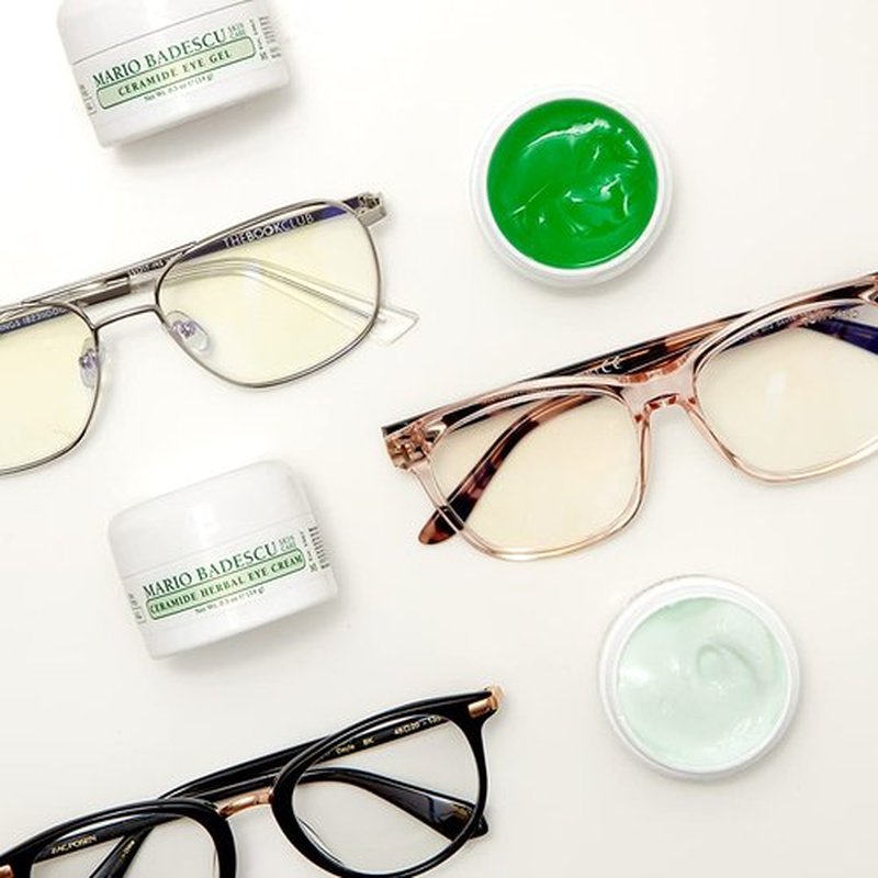 Mario Badescu Ceramide Herbal Eye Cream for All Skin Types, Lightweight & Antioxidant-Rich Eye Care that Brightens & Hydrates, Pack of 1, 0.5 Oz